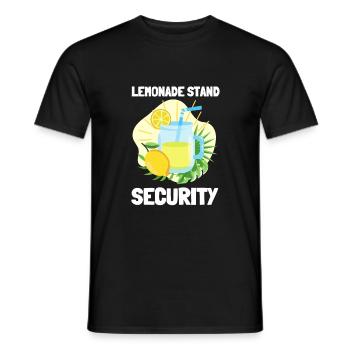 Sell Lemonade Stand Boss Juice Business Lemon - Männer T-Shirt - Schwarz - Vorne - AI Model Male 178 light (178cm)