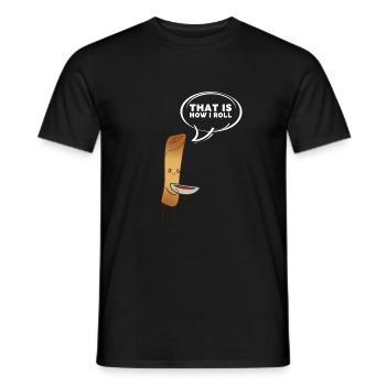 Filipino Pride Pinoy Spring Roll Lumpia Thats How - Männer T-Shirt - Schwarz - Vorne - AI Model Male 178 light (178cm)