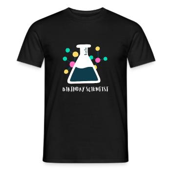 10 ans Science Anniversaire Kid 9 - T-shirt homme - noir - Devant - AI Model Male 178 light (178cm)