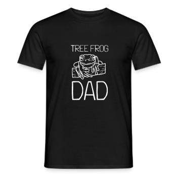 Agalychnis Callidryas Red Eyed Tree Frog - Männer T-Shirt - Schwarz - Vorne - AI Model Male 178 light (178cm)