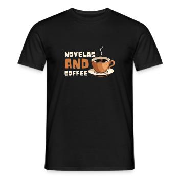 Telenovela Columbianas, émissions hispaniques et feuilletons - T-shirt homme - noir - Devant - AI Model Male 178 light (178cm)