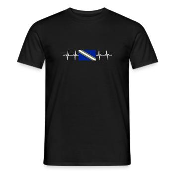 France Adrenne - Men's T-Shirt - black - Front - AI Model Male 178 light (178cm)