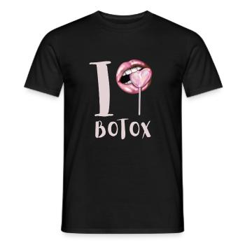 Botox Plastic Surgery And Aesthetic Nurse Injector - Men's T-Shirt - black - Front - AI Model Male 178 light (178cm)