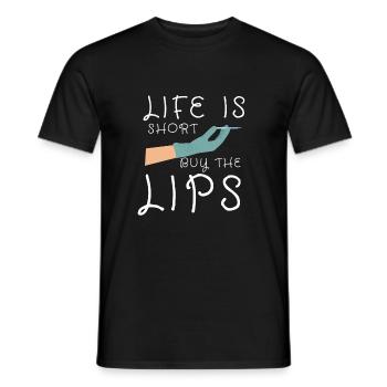 Botox Plastic Surgery And Aesthetic Nurse Injector - Men's T-Shirt - black - Front - AI Model Male 178 light (178cm)