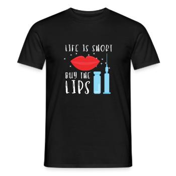 Botox Plastic Surgery And Aesthetic Nurse Injector - Men's T-Shirt - black - Front - AI Model Male 178 light (178cm)