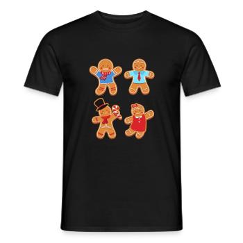 Scout Bakery Scouting Marchand de biscuits - T-shirt homme - noir - Devant - AI Model Male 178 light (178cm)