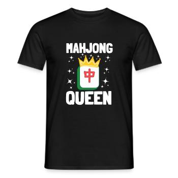 Cats Playing Mahjong - Männer T-Shirt - Schwarz - Vorne - AI Model Male 178 light (178cm)