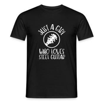 Pedal Steel Guitar - Männer T-Shirt - Schwarz - Vorne - AI Model Male 178 light (178cm)