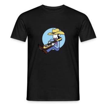 Pedal Steel Guitar - Männer T-Shirt - Schwarz - Vorne - AI Model Male 178 light (178cm)