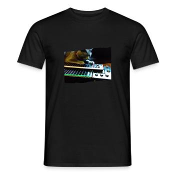 Pedal Steel Guitar - Männer T-Shirt - Schwarz - Vorne - AI Model Male 178 light (178cm)