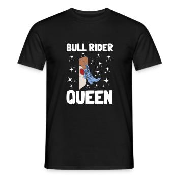 Future Bull Rider Steer Riding - T-shirt homme - noir - Devant - AI Model Male 178 light (178cm)
