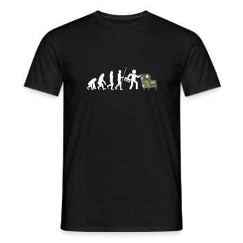 Restorer Furnishing Cushioning Upholstery - Men's T-Shirt - black - Front - AI Model Male 178 light (178cm)