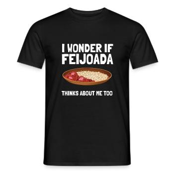 Brazil Brazilian Pork Bean Stew Feijoada - Männer T-Shirt - Schwarz - Vorne - AI Model Male 178 light (178cm)