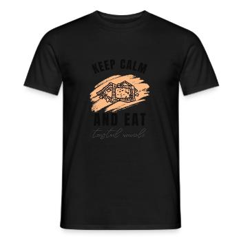 Raviolis grillés à St. Louis - T-shirt homme - noir - Devant - AI Model Male 178 light (178cm)