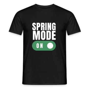First Day Of Spring Equinox - Männer T-Shirt - Schwarz - Vorne - AI Model Male 178 light (178cm)