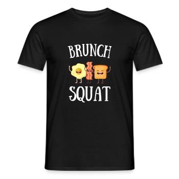 Babes Who Brunch Squat - Männer T-Shirt - Schwarz - Vorne - AI Model Male 178 light (178cm)
