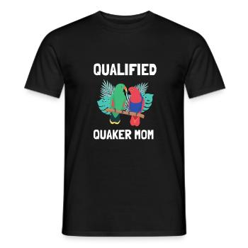 Blue Quaker Parrot Maman - T-shirt homme - noir - Devant - AI Model Male 178 light (178cm)