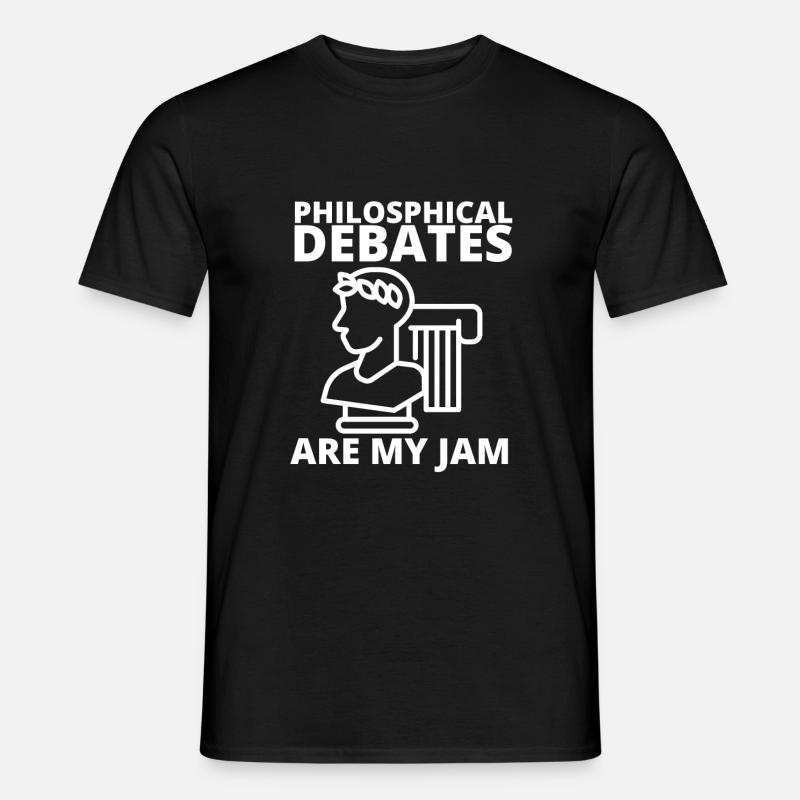 Philosophical Debate Feeling Philoslothical - Men's T-Shirt - black
