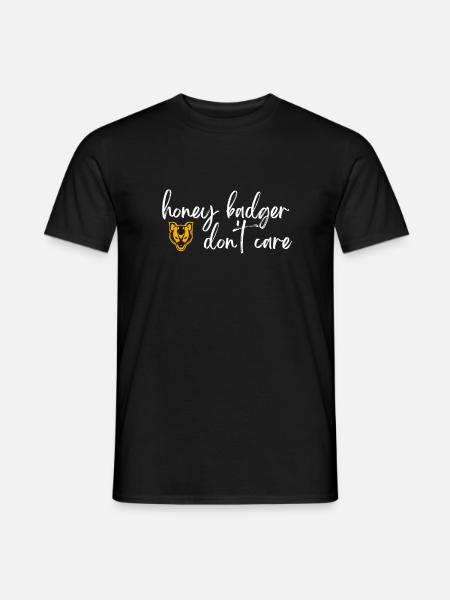 Honey Badger s’en fiche - T-shirt homme - noir