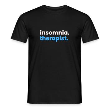 Meilleur vendeur de matelas de lit Docteur - T-shirt homme - noir - Devant - AI Model Male 178 light (178cm)