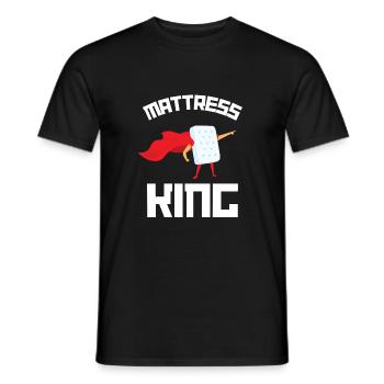 Meilleur vendeur de matelas de lit Docteur - T-shirt homme - noir - Devant - AI Model Male 178 light (178cm)