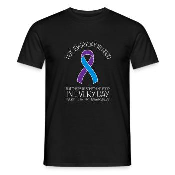 Psoriatic Arthritis Warrior & Chronic PSA - Männer T-Shirt - Schwarz - Vorne - AI Model Male 178 light (178cm)