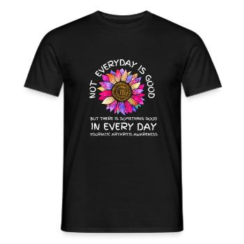 Psoriatic Arthritis Warrior & Chronic PSA - Männer T-Shirt - Schwarz - Vorne - AI Model Male 178 light (178cm)