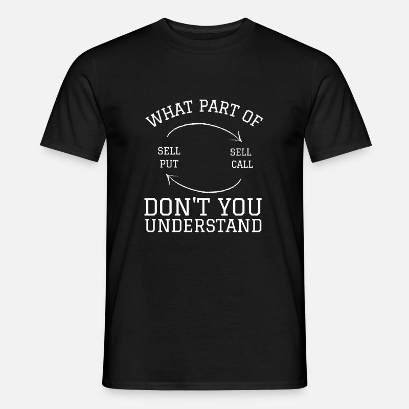 Volatility Options Trading Trader - Men's T-Shirt - black
