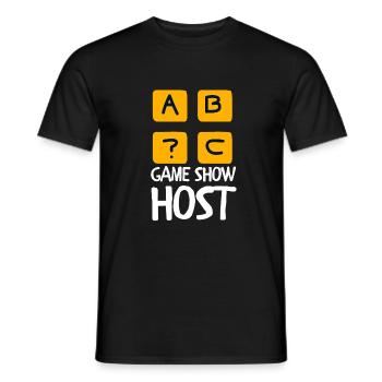 Game Night Host Question Game Night - Men's T-Shirt - black - Front - AI Model Male 178 light (178cm)