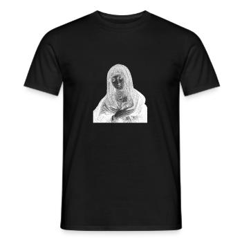 Our Lady Of Guadalupe Virgin Mary - Men's T-Shirt - black - Front - AI Model Male 178 light (178cm)
