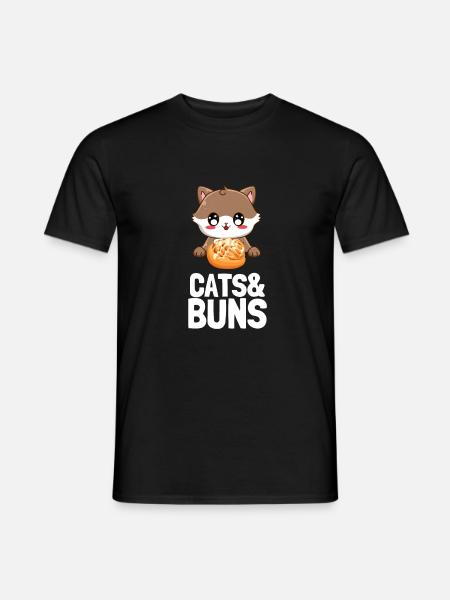 Cinnamon Roll And Cinnamon Buns - Men's T-Shirt - black