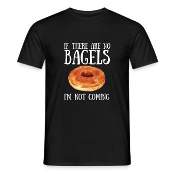 Sesame Bagel New York Jewish Deli - Männer T-Shirt - Schwarz - Vorne - AI Model Male 178 light (178cm)
