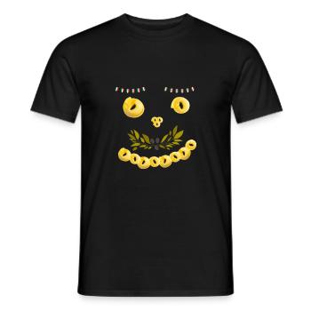 Italian Penne Pasta Tortellini - Men's T-Shirt - black - Front - AI Model Male 178 light (178cm)