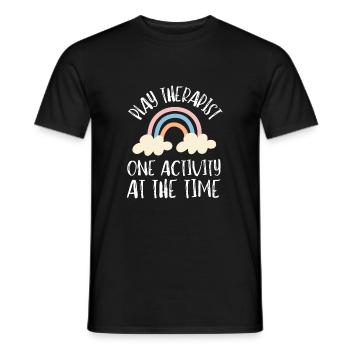 Play Therapist - Recreational Therapy Therapist RT - Men's T-Shirt - black - Front - AI Model Male 178 light (178cm)