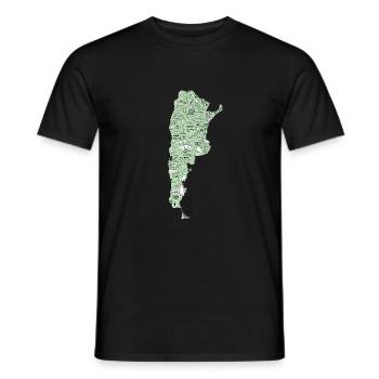 Argentina Regions Buenos Aires - Men's T-Shirt - black - Front - AI Model Male 178 light (178cm)