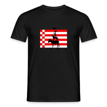 Bremen Town Musicians - Men's T-Shirt - black - Front - AI Model Male 178 light (178cm)
