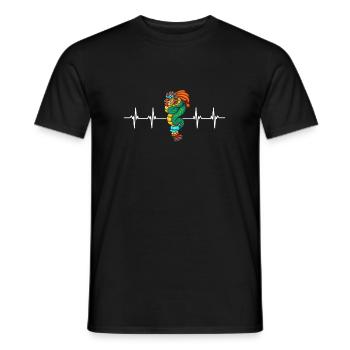 Aztec Calendar - Quetzalcoatl - Men's T-Shirt - black - Front - AI Model Male 178 light (178cm)