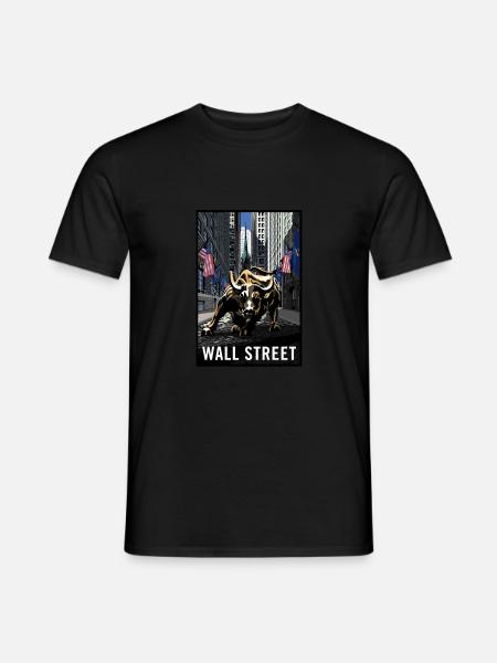 NY Stock Exchange Bull - Men's T-Shirt - black