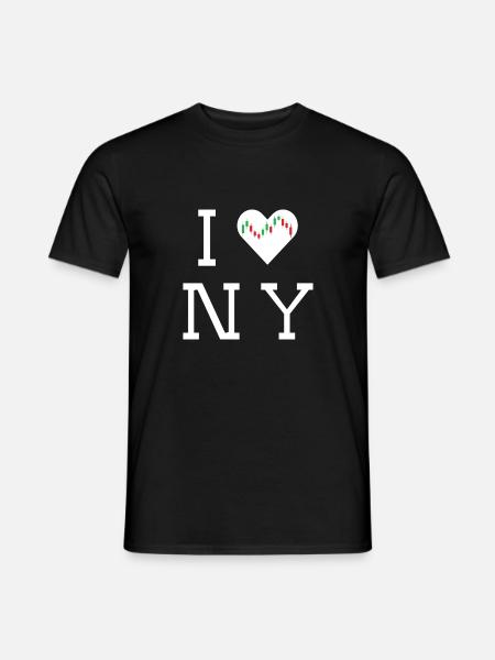 NY Stock Exchange Bull - Men's T-Shirt - black