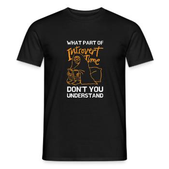 Reading For Girls - Just a girl in love with her - Men's T-Shirt - black - Front - AI Model Male 178 light (178cm)