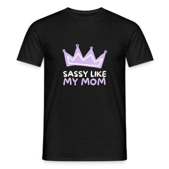 Aunt Niece Matching - Im sassy like my aunt - Männer T-Shirt - Schwarz - Vorne - AI Model Male 178 light (178cm)