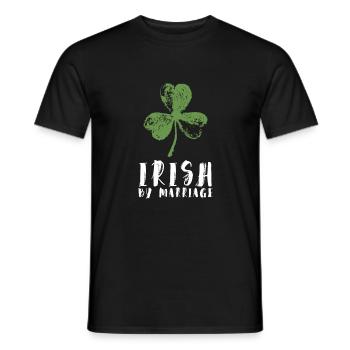 Italia - Italien par mariage - T-shirt homme - noir - Devant - AI Model Male 178 light (178cm)