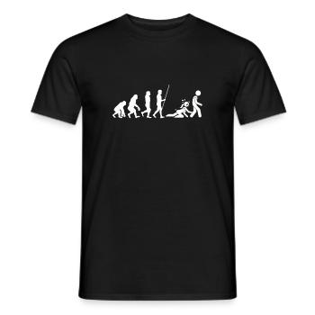 Care about me please - Männer T-Shirt - Schwarz - Vorne - AI Model Male 178 light (178cm)