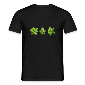 Italian Cuisine - Basil Pesto Is The Besto - Männer T-Shirt - Schwarz - Vorne - AI Model Male 178 light (178cm)