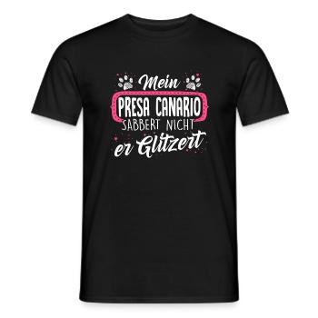 PRESA CANARIO 1 - Männer T-Shirt - Schwarz - Vorne - AI Model Male 178 light (178cm)