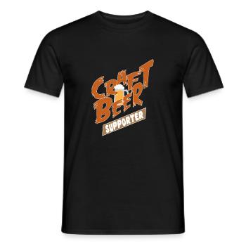 Idées drôles d'alcool - Motif drôle de bière artisanale - T-shirt homme - noir - Devant - AI Model Male 178 light (178cm)