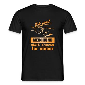 Les amis aiment les amis pour la vie - T-shirt homme - noir - Devant - AI Model Male 178 light (178cm)