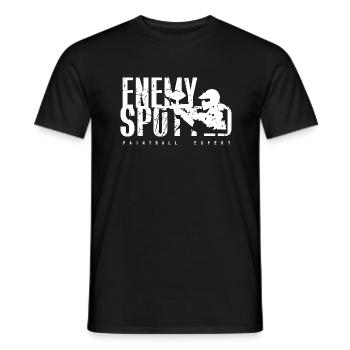 Paintball - Männer T-Shirt - Schwarz - Vorne - AI Model Male 178 light (178cm)
