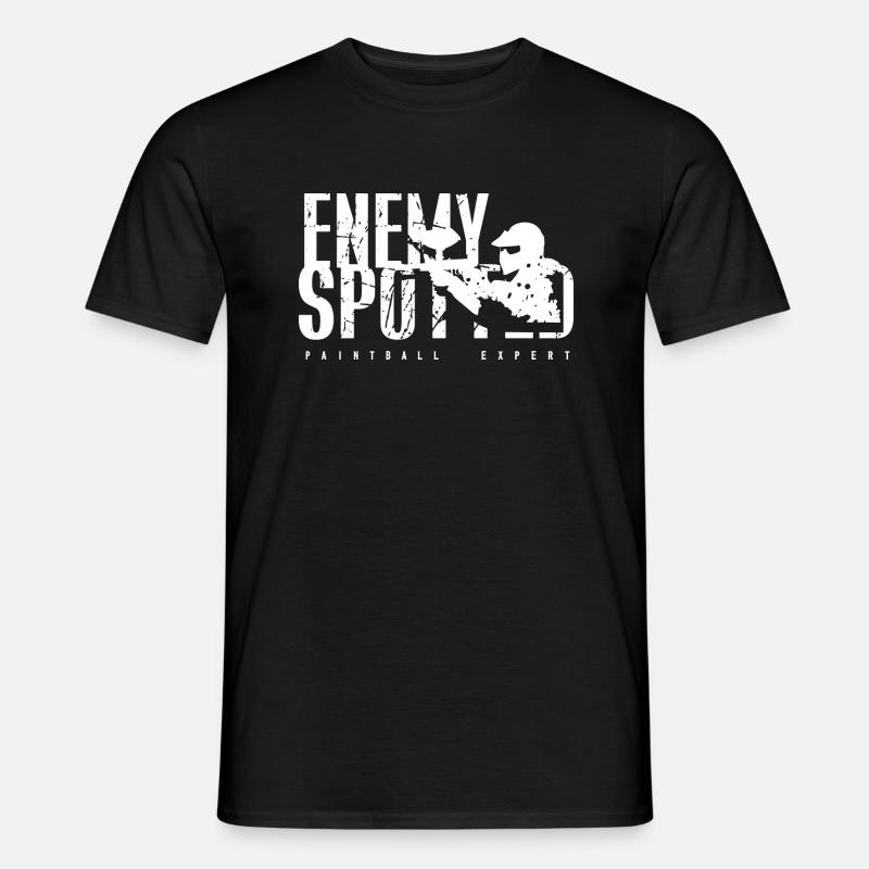 Paintball - Männer T-Shirt - Schwarz