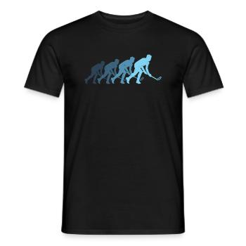 Floorball floorball vintage floorball player - Men's T-Shirt - black - Front - AI Model Male 178 light (178cm)